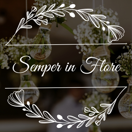 Semper in Flore - dekorowanie sali na wesele
